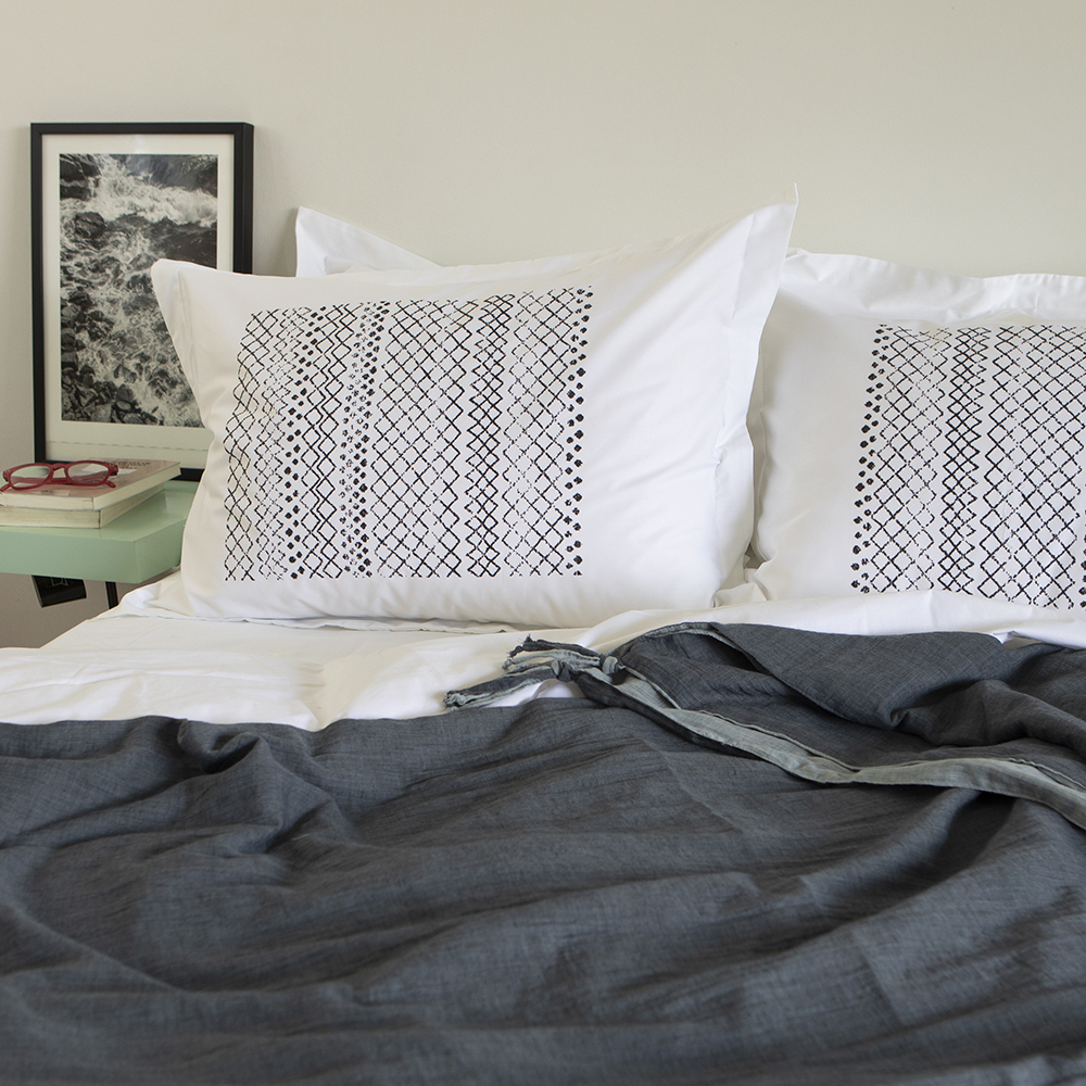 FUNDA TUYO PRINT ALMOHADA DREAM 70 X 50 CM ALGODÓN BLANCO - 3