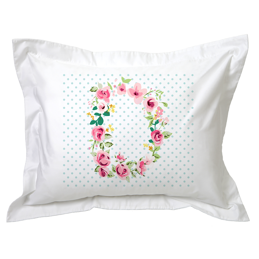 FUNDA TUYO PRINT ALMOHADA LETRAS VINTAGE D 70 X 50 CM ALGODÓN BLANCO - 1