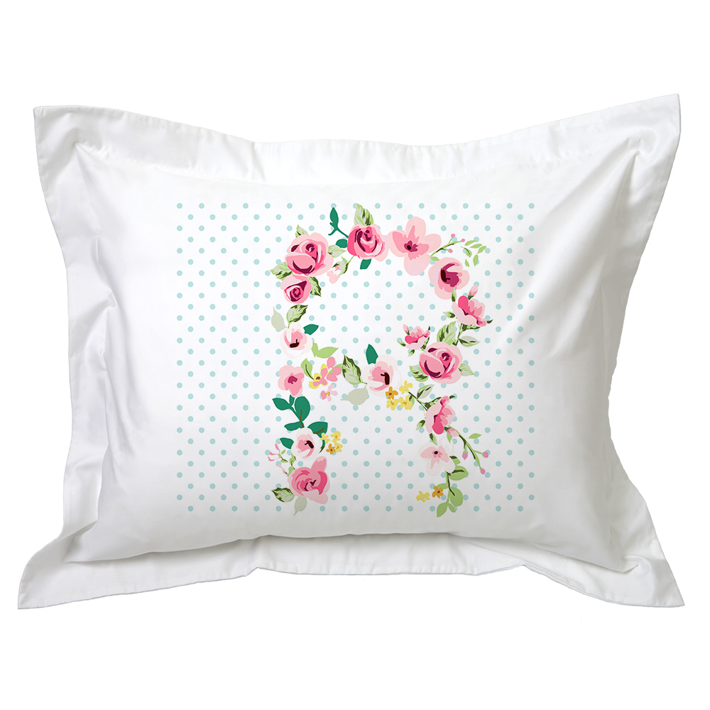 FUNDA TUYO PRINT ALMOHADA LETRAS VINTAGE R 70 X 50 CM ALGODÓN BLANCO - 1