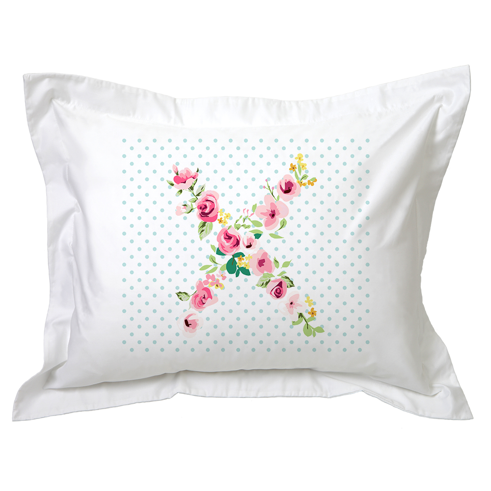 FUNDA TUYO PRINT ALMOHADA LETRAS VINTAGE 70 X 50 CM ALGODÓN BLANCO - 1