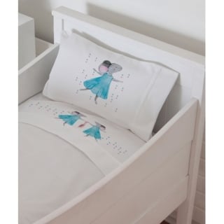SET SÁBANAS TUYO PRINT RATONA ALGODÓN BLANCO MOISÉS COLECHO - 1
