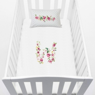 CUBREPLUMÓN TUYO PRINT LETRAS VINTAGE W BLANCO MOISÉS COLECHO - 1