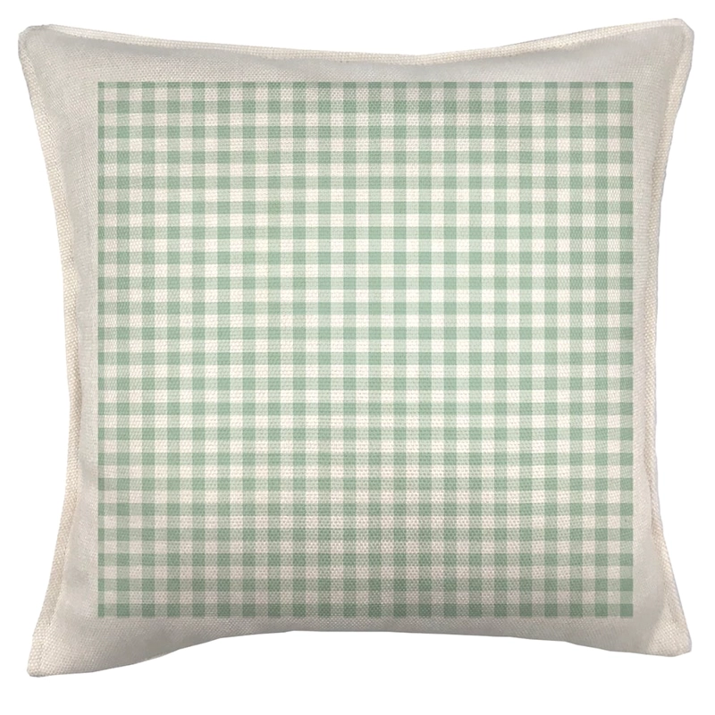 COJÍN TUYO PRINT CUADRILLE 45 X 45 CM VERDE - 1