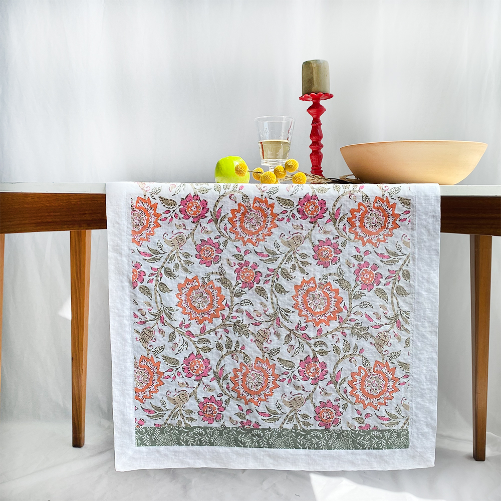 CAMINO DE MESA TUYO PRINT VELO ORGANZA BOHEME - 4