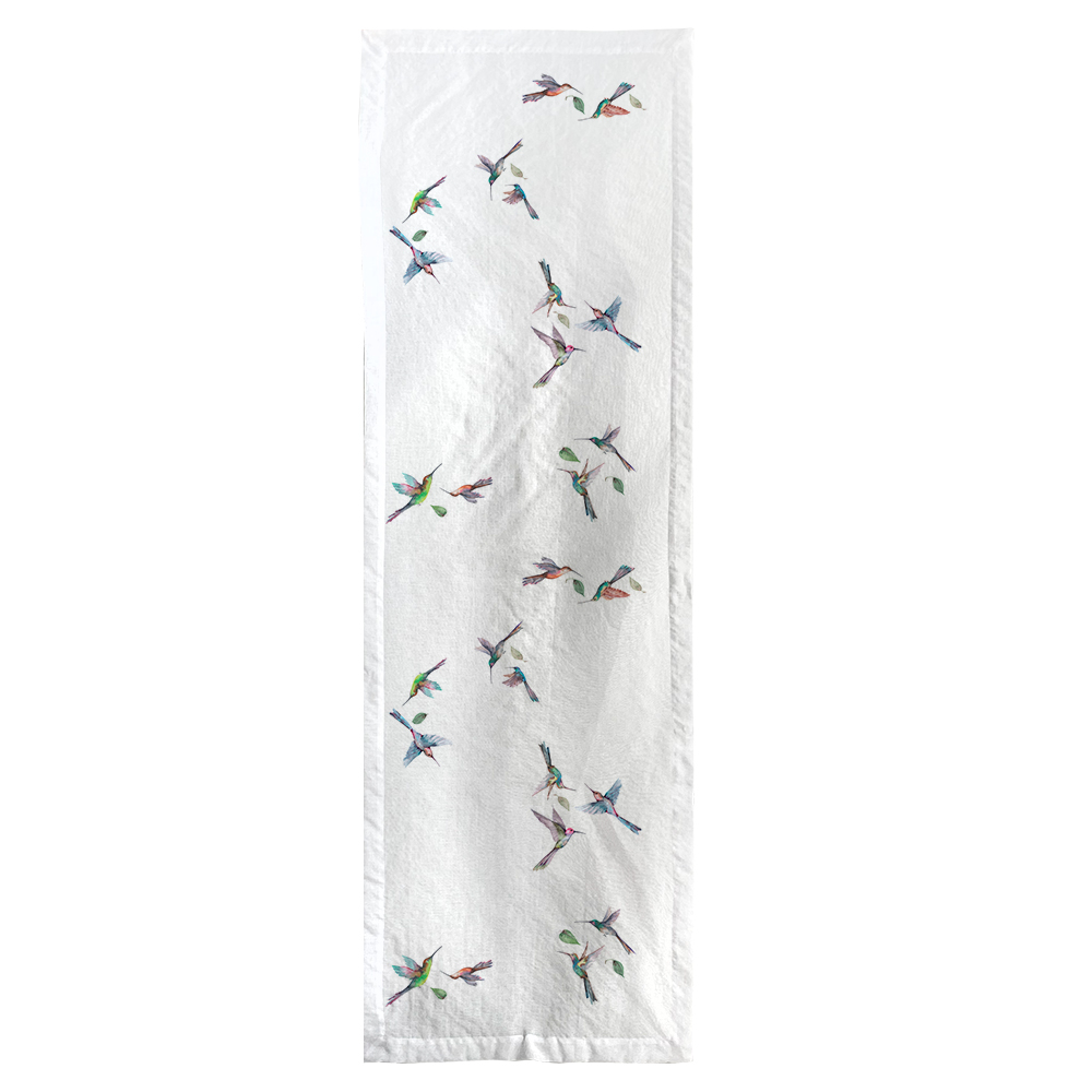 CAMINO DE MESA TUYO PRINT VELO ORGANZA PICAFLOR - 1