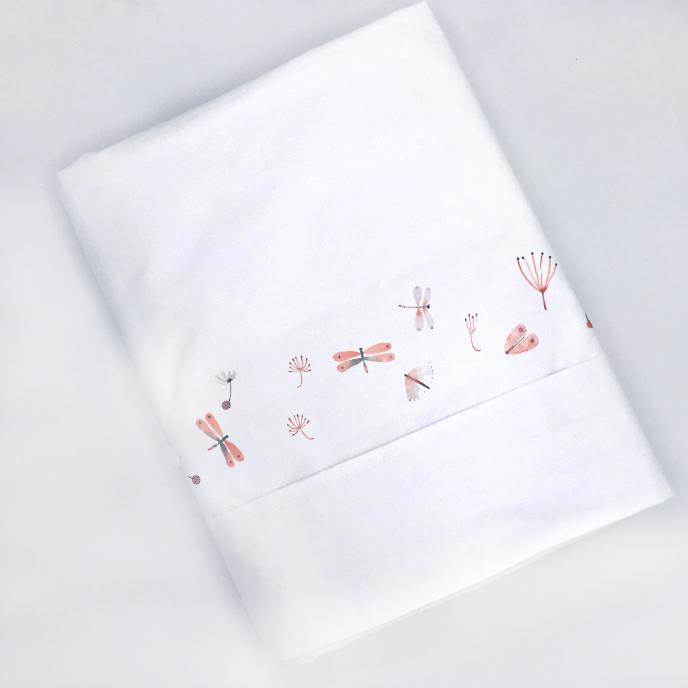 SET SÁBANAS TUYO PRINT BRISA 1 PLAZA 200 HILOS ALGODÓN BLANCO ESTAMPADO - 2