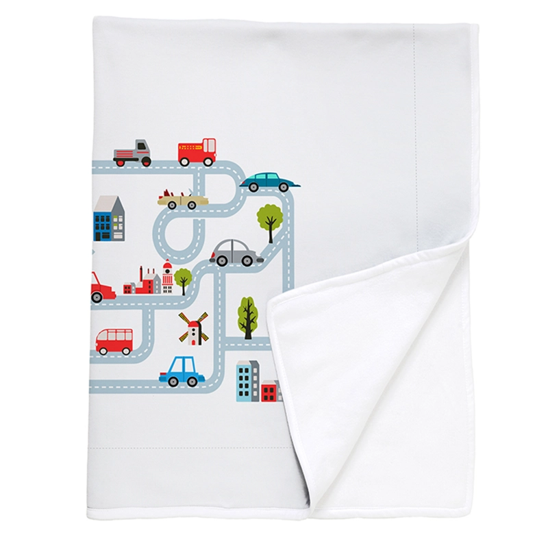 MANTA TUYO PRINT AUTOPISTA POLAR BLANCO - 1