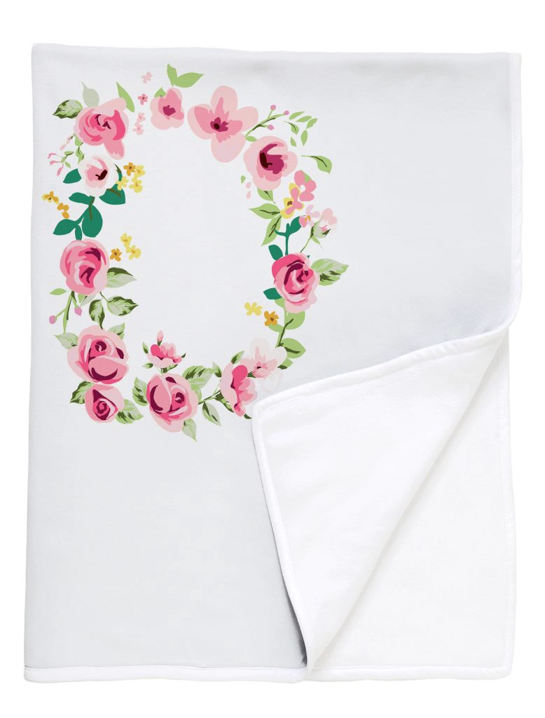 MANTA TUYO PRINT LETRA VINTAGE D POLAR BLANCO - 1