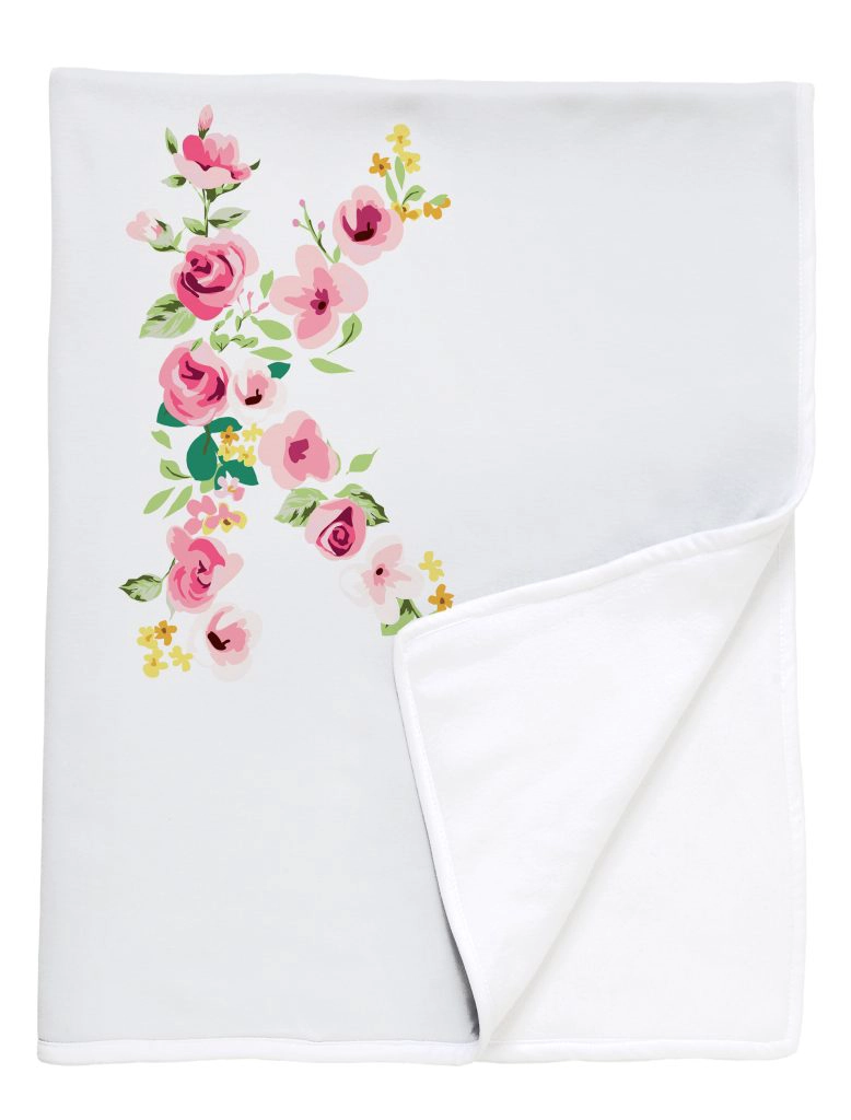 MANTA TUYO PRINT LETRA VINTAGE K POLAR BLANCO - 1