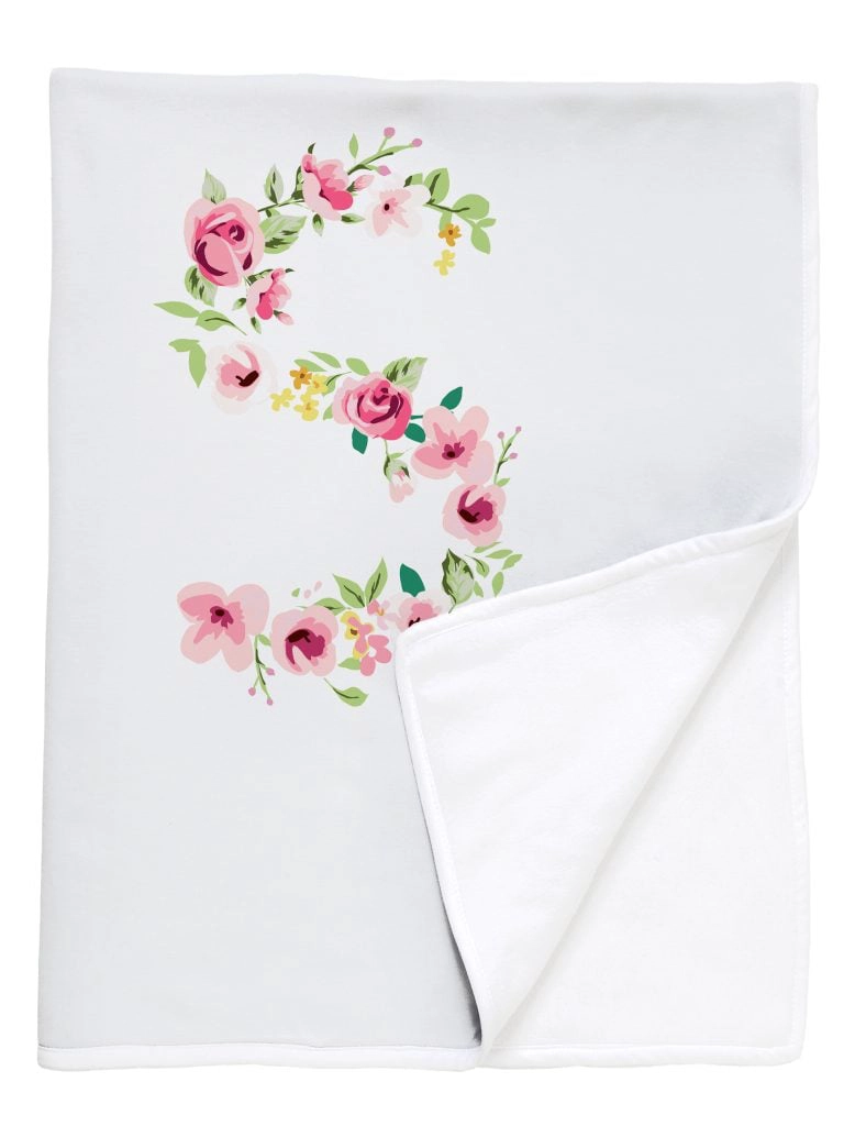 MANTA TUYO PRINT LETRA VINTAGE S POLAR BLANCO - 1
