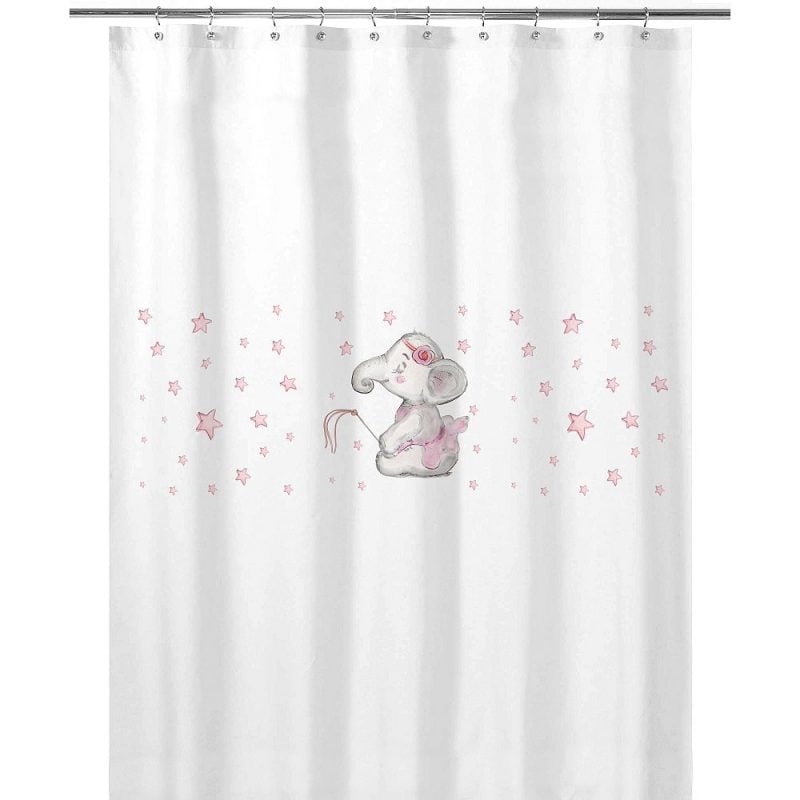 CORTINA DE BAÑO TUYO PRINT BAILARINA ALGODÓN - 1