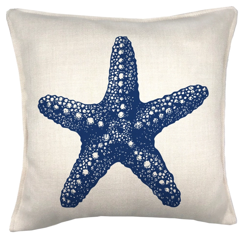 COJIN TUYO PRINT MARINO ESTRELLA 45 X 45 CM CRUDO