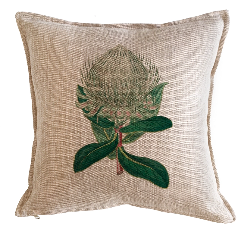 COJÍN TUYO PRINT ANTIQUE GREEN 45 X 45 CM ARENA - 1