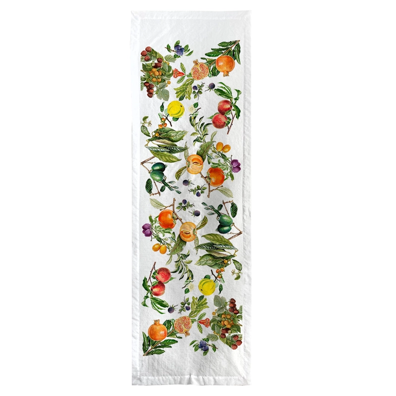 CAMINO DE MESA TUYO PRINT VELO ORGANZA FRUTAS - 1