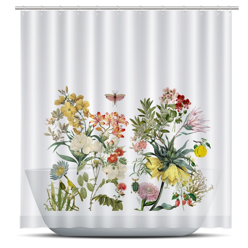 CORTINA DE BAÑO TUYO PRINT BOTANICA - 1