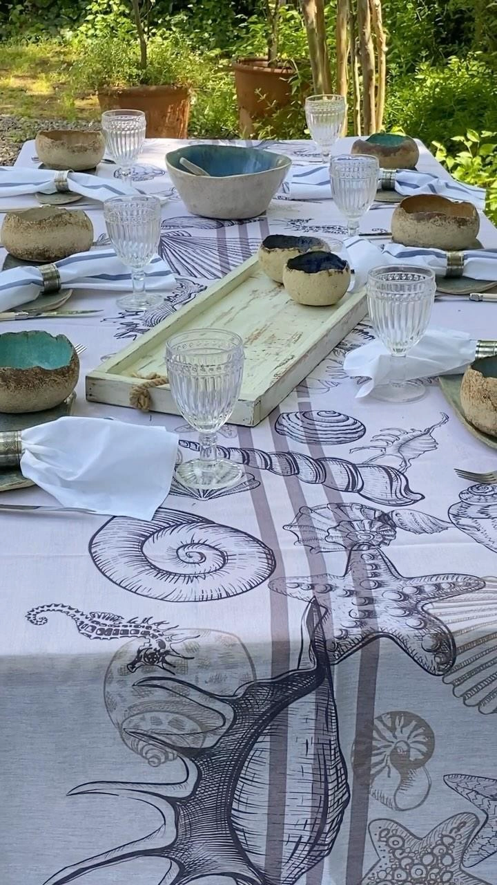MANTEL VELO ORGANZA BAHÍA AZÚL, 180 X 350 - 4