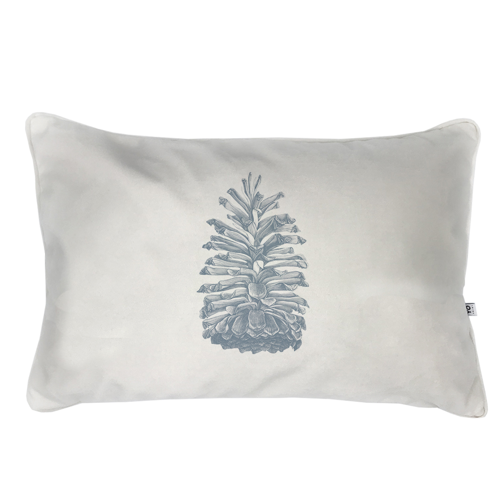 COJÍN TUYO PRINT BOSQUE PIÑA 60 X 40 CM CRUDO - 1