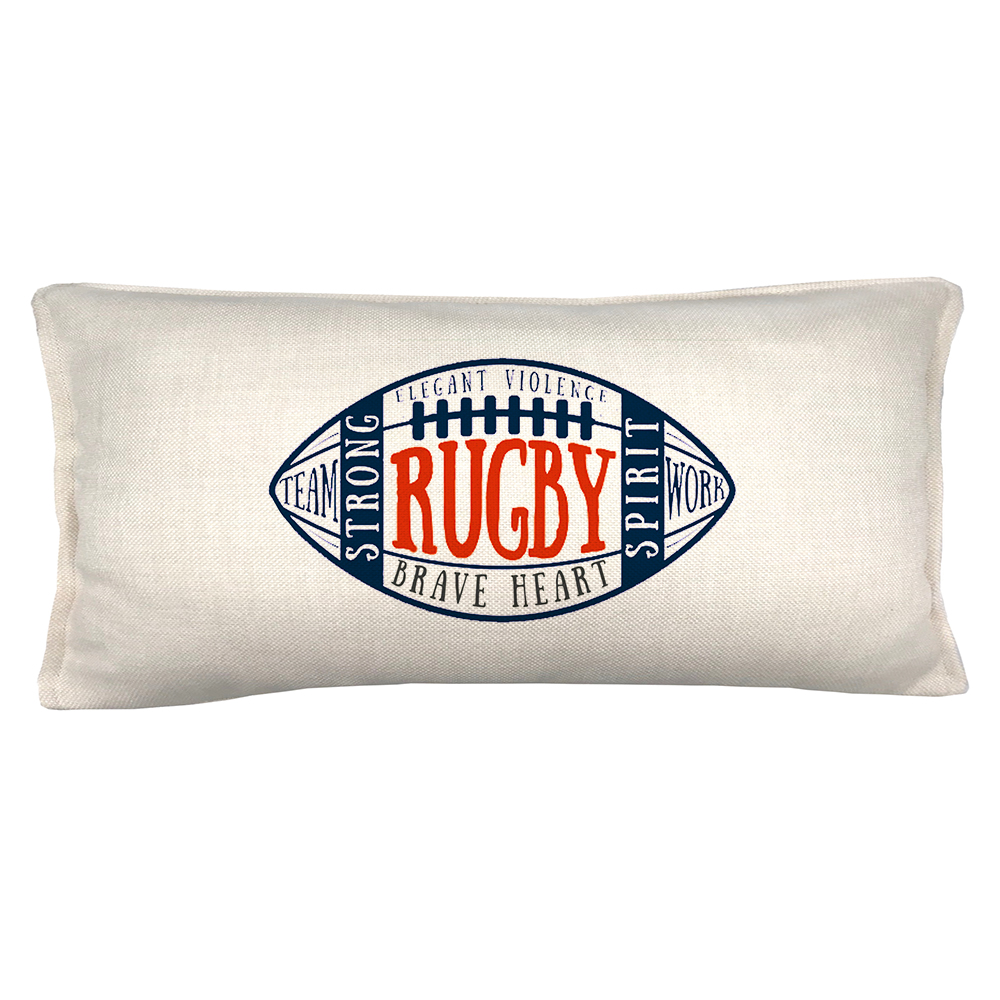 COJÍN TUYO PRINT RUGBY 70 X 35 CM CRUDO - 1