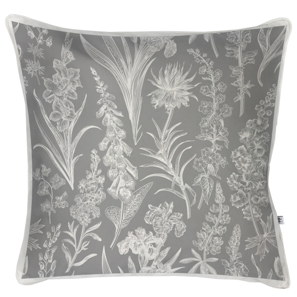COJIN TUYO PRINT TOILE JOUY FLORES 60 X 60 CM CRUDO