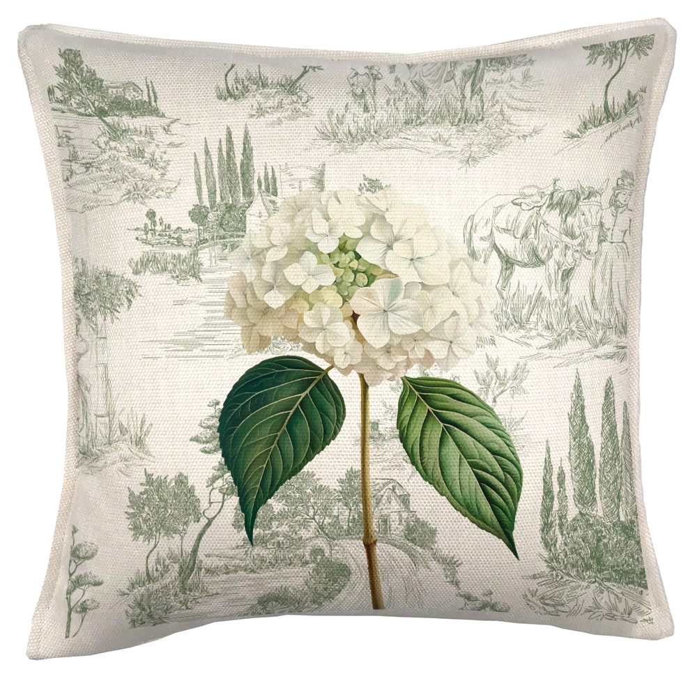 COJIN GREEN TOILE - 45 X 45 - 1