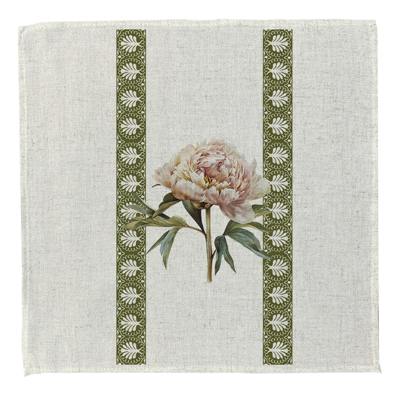 SET 4 SERVILLETAS CAMELIA -  LINO POLIESTER -  44 X 44 CM. - 1