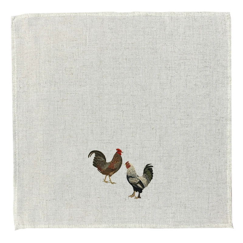 SET 4 SERVILLETAS RANCO -  LINO POLIESTER -  44 X 44 CM. - 1