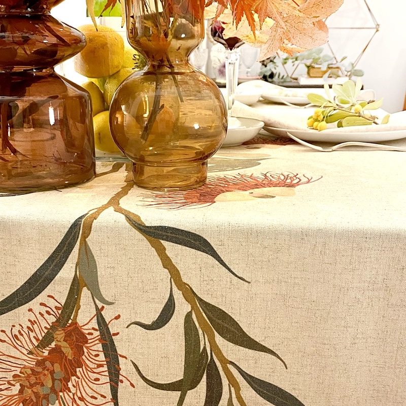 MANTEL AROMO - 180 X 250 CM. - LINO POLIESTER - (6 PUESTOS) - 1
