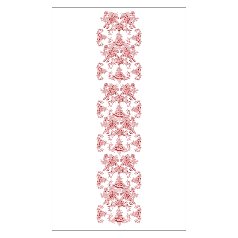 MANTEL TOILE ROJO - 180 X 250 CM. - LINO POLIESTER - (6 PUESTOS) - 3