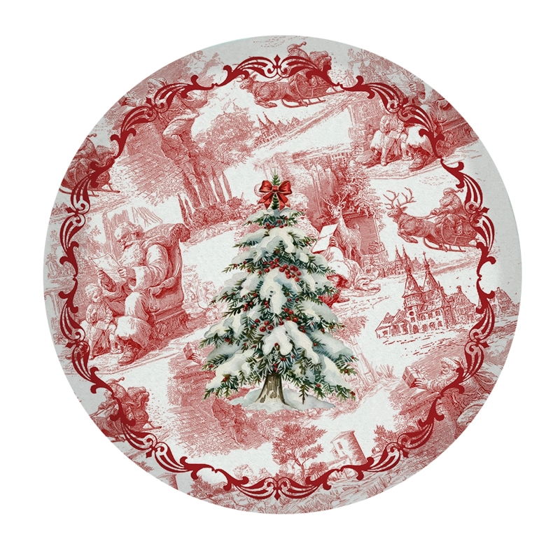 BAJOPLATOS NOEL - 35 CM.- C/BASE - POR UNIDAD - 1