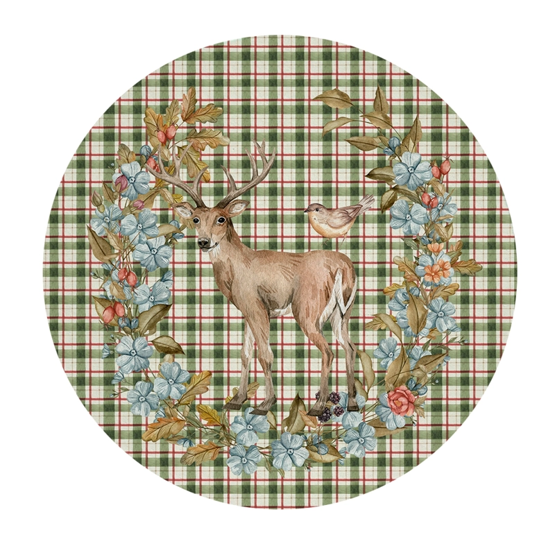 BAJOPLATOS WOODLAND VENADO - 35 CM. - C/BASE - POR UNIDAD - 1