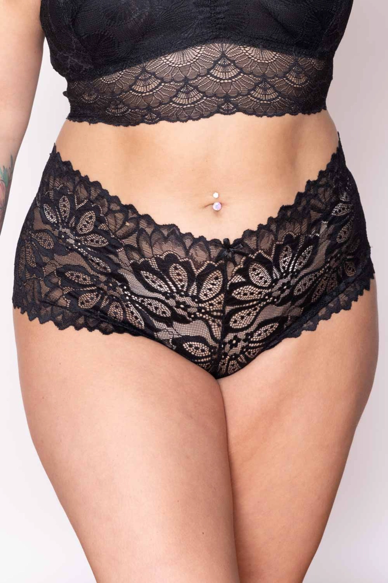 PANTALETA AUDRINA NEGRA LOVE LUST - 1