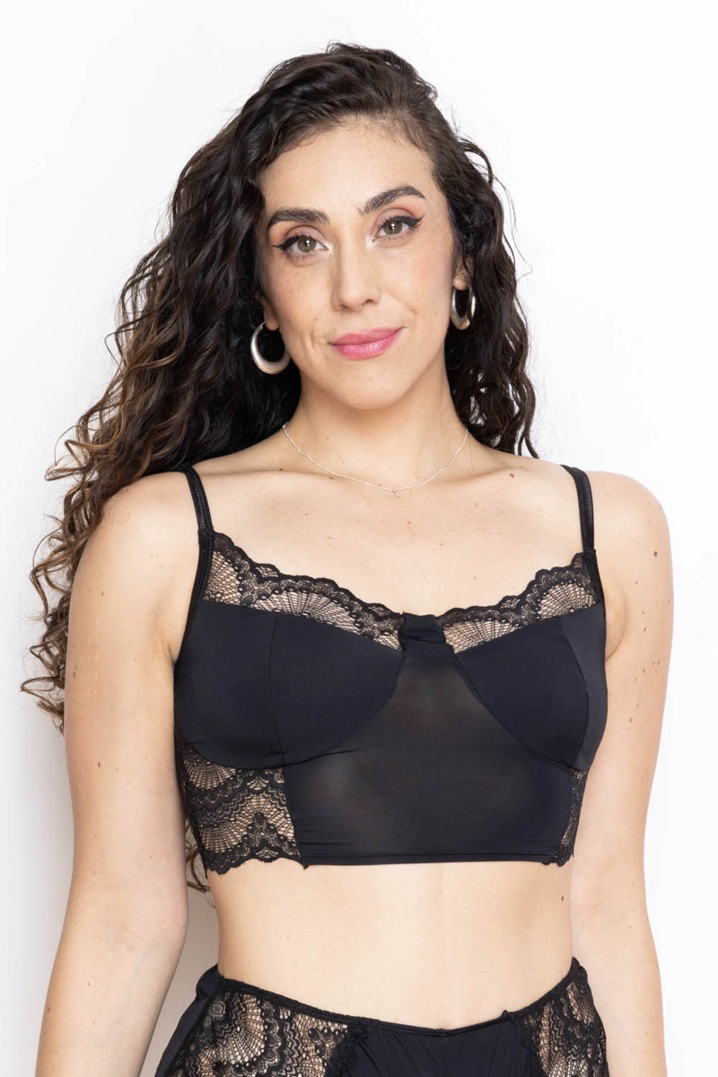 PIJAMA BRALETTE ADA NEGRO LOVE LUST - 1