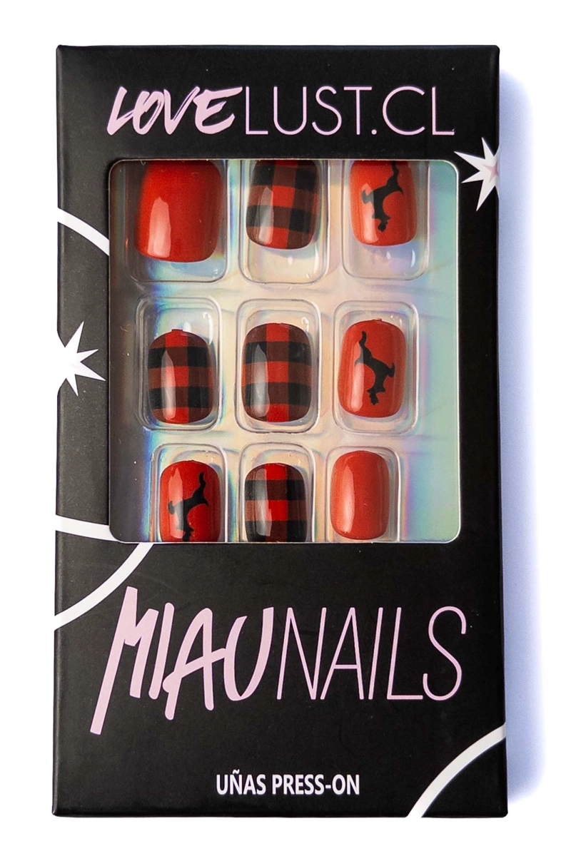 UÑAS PRESS ON ROJO NAVIDAD ROJO LOVE LUST - 1
