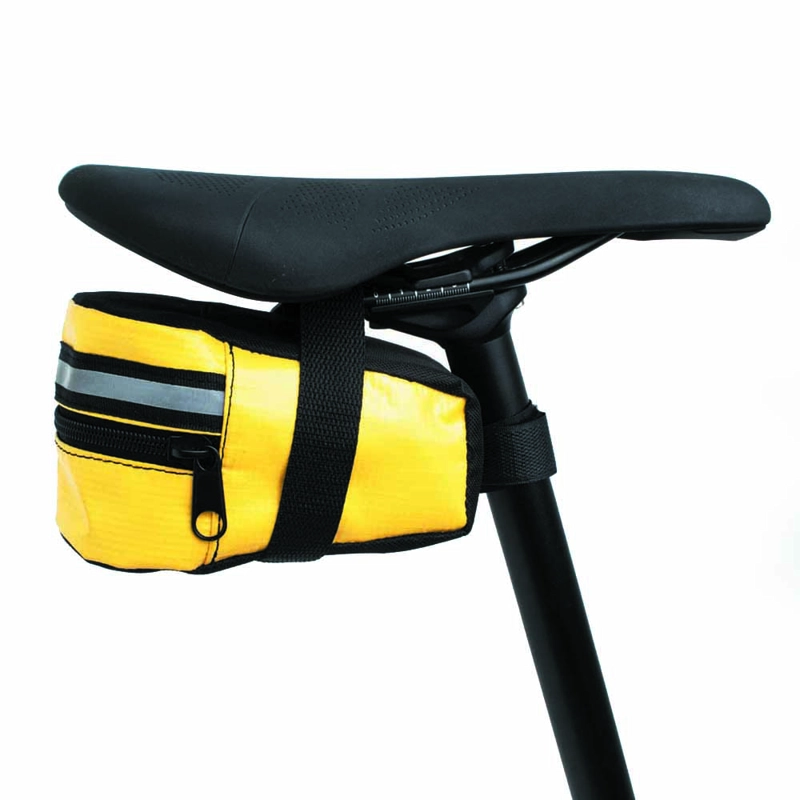 BOLSO BICICLETA SILLIN IMPERMEABLE AMARILLO - 3