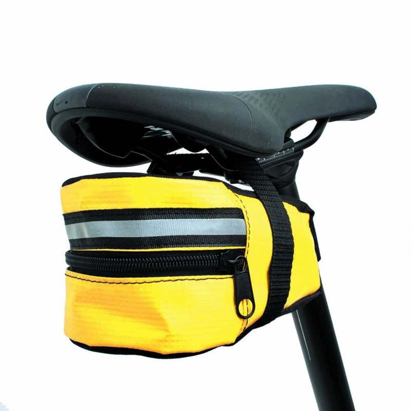 BOLSO BICICLETA SILLIN IMPERMEABLE AMARILLO - 4