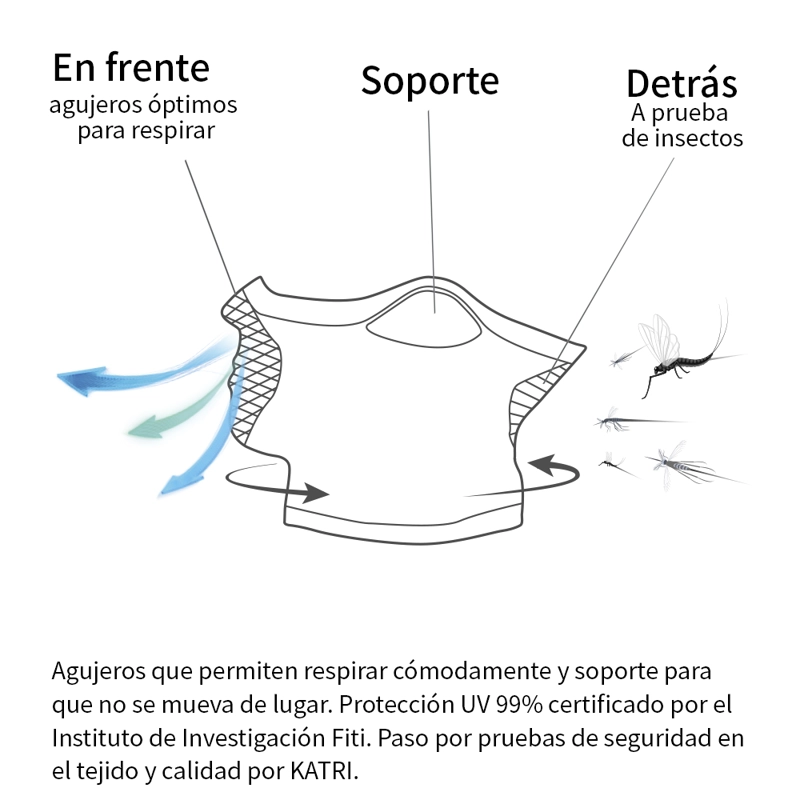 MASCARA DEPORTIVA NAROO MASK SLIM FIT SIN CUELLO REVERSIBLE - 2
