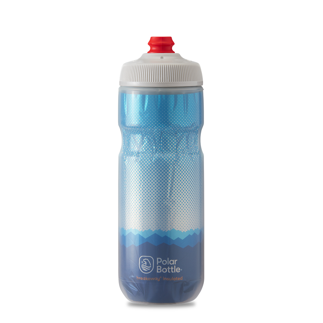BOTELLA DE AGUA POLAR BOTTLE 590ML RIDGE COBALT BLUE/SILVER BREAKAWAY® INSULATED - 1