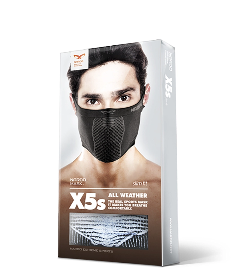 MASCARA DEPORTIVA SLIM-FIT SIN CUELLO REVERSIBLE - 2