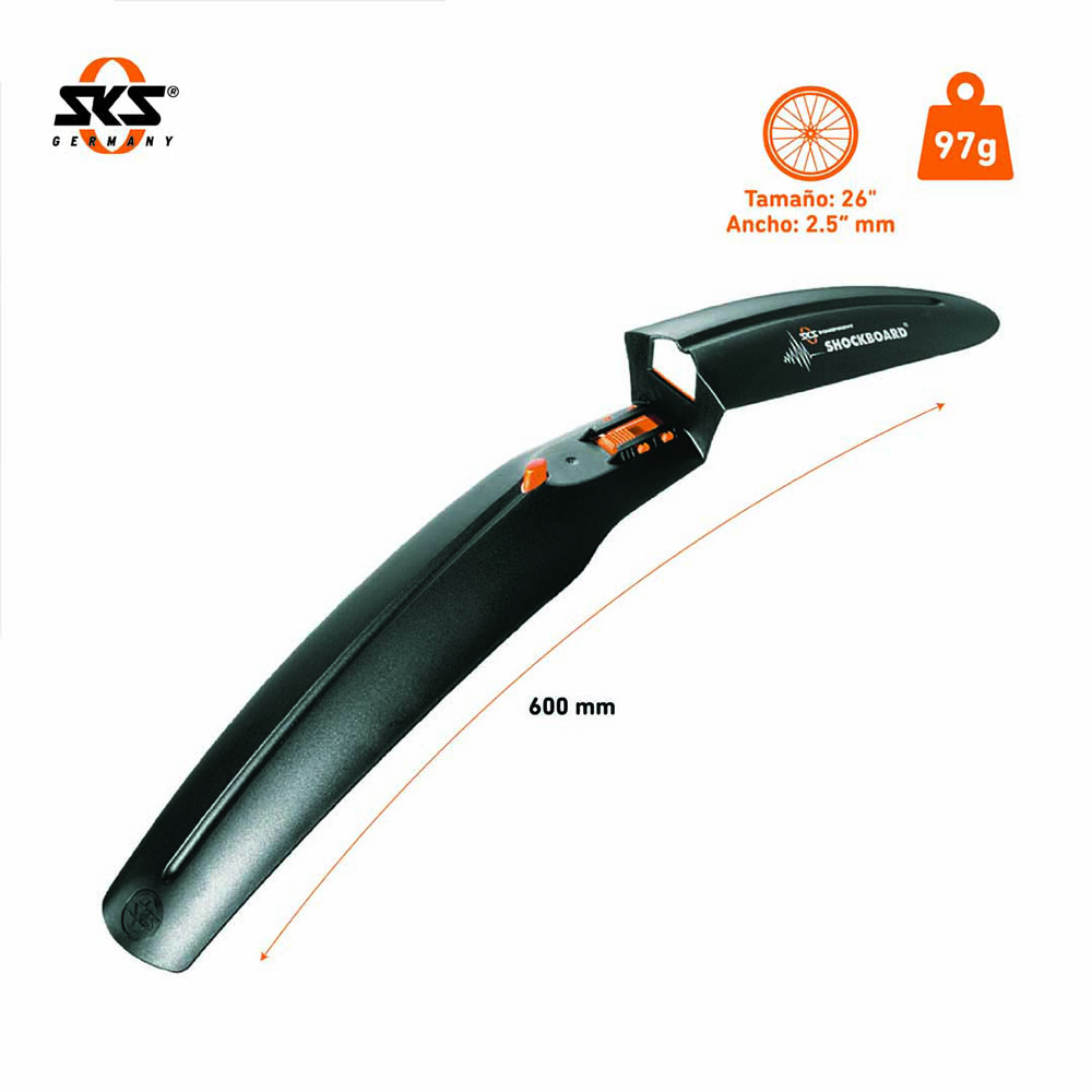TAPABARRO SKS GERMANY DELANTERO SHOCKBOARD BICICLETA - 2