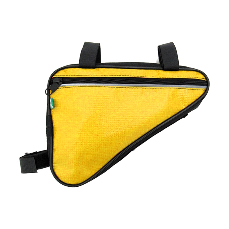 BOLSO TRIANGULO IMPERMEABLE DOS POSICIONES AMARILLO - 1