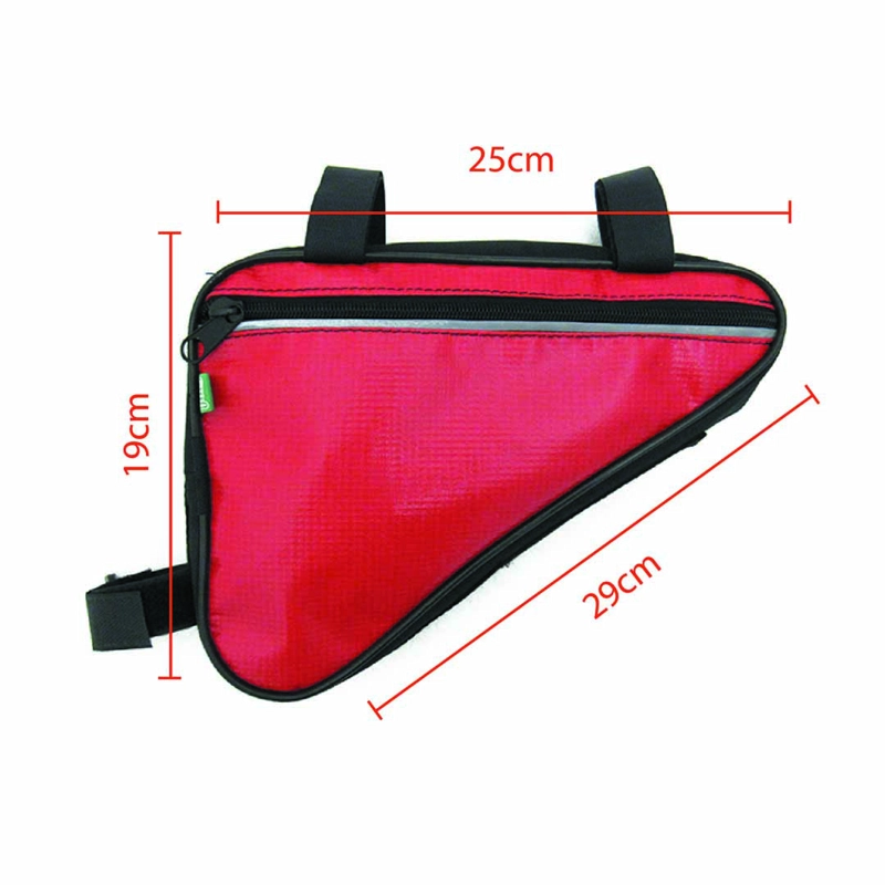 BOLSO TRIANGULO IMPERMEABLE DOS POSICIONES ROJO - 2