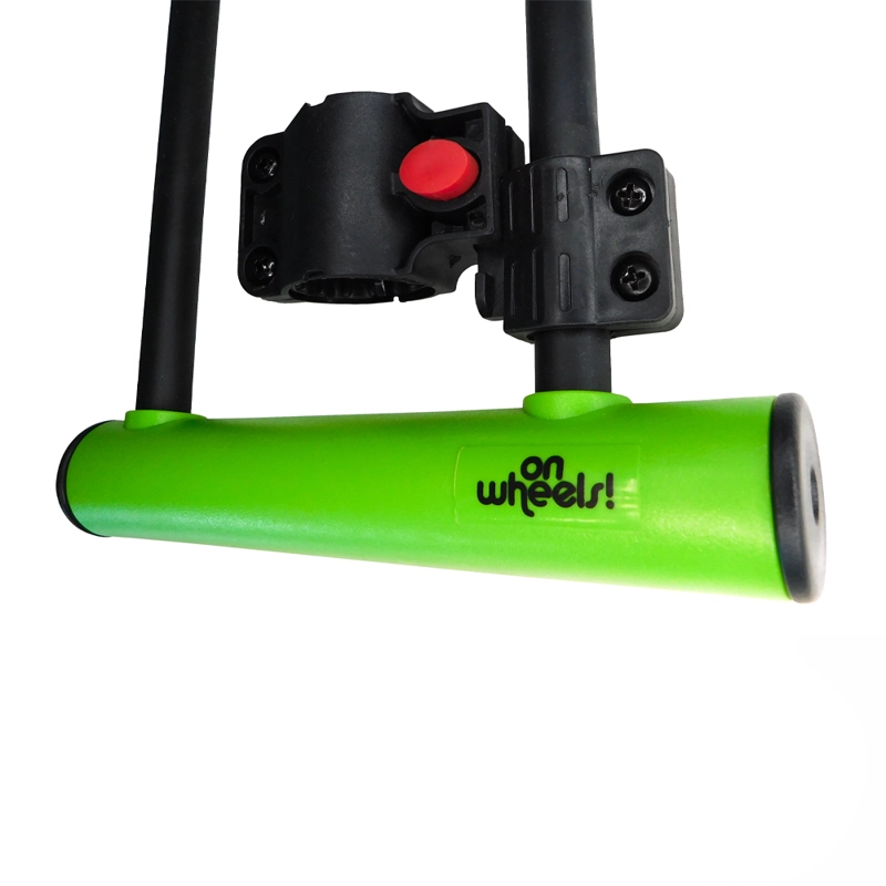 CANDADO U-LOCK ONWHEELS CORTO CON SOPORTE - VERDE - 5