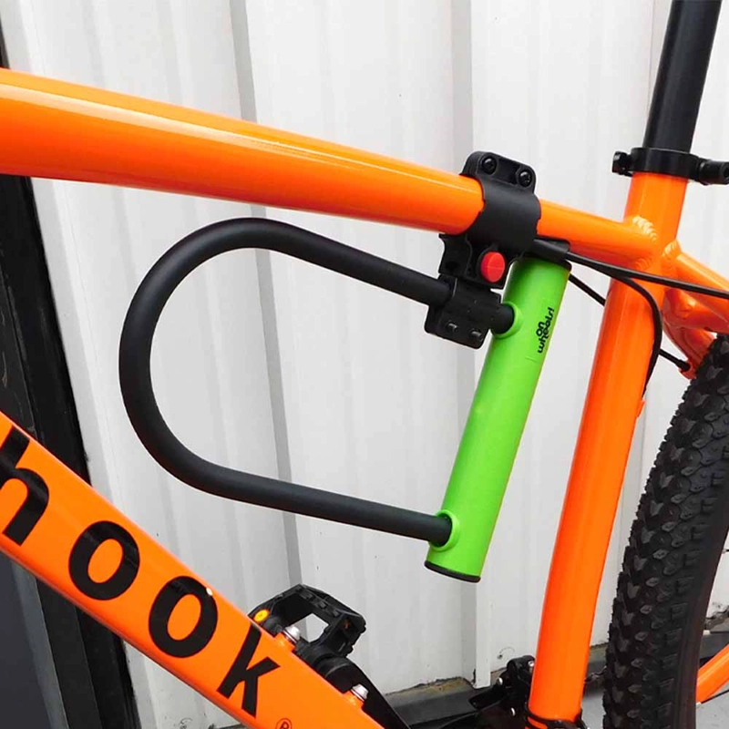 CANDADO U-LOCK ONWHEELS CORTO CON SOPORTE - VERDE - 7