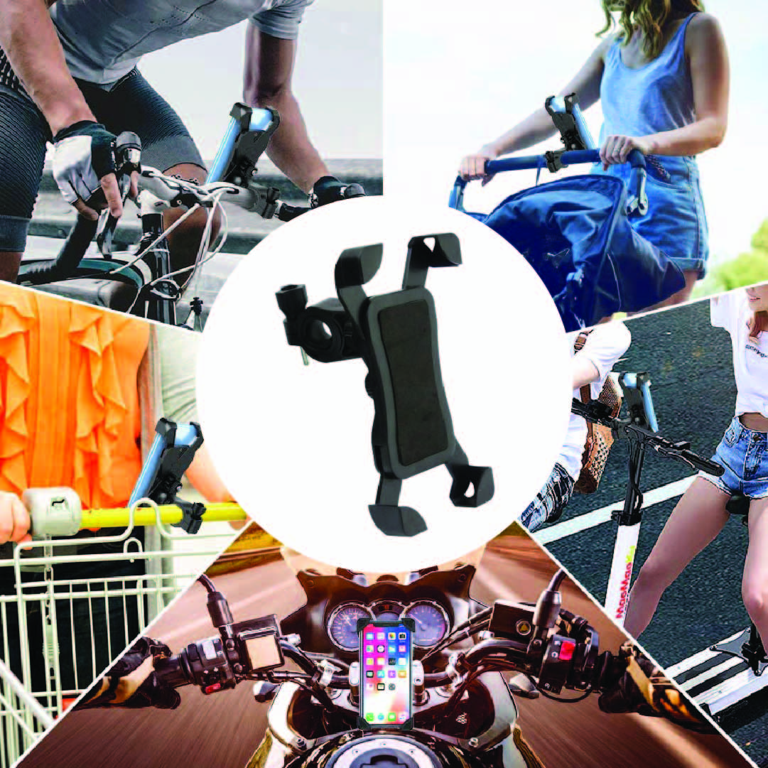 PORTA CELULAR PARA BICICLETAS ADAPTABLE HASTA 7 PULGADAS - 6