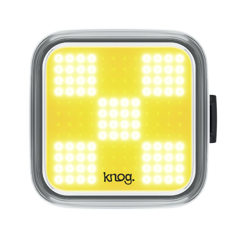 LUZ PARA BICICLETA 12283 BLINDER GRID BLACK FRONT - 2