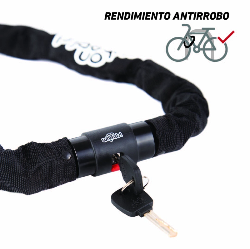 CANDADO LOCK PLUS ONWHEELS - NEGRO - 8