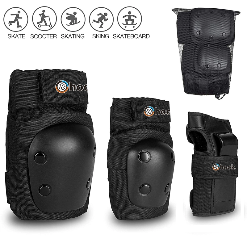 SET DE PROTECCIONES ADULTO HOOK BLACK S - 2