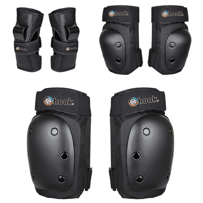 SET DE PROTECCIONES ADULTO HOOK BLACK S - 3