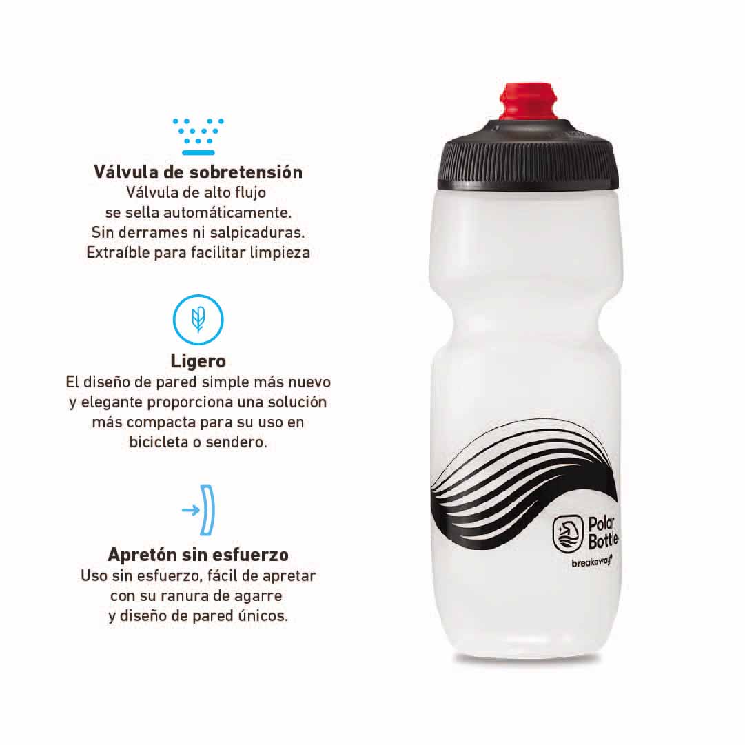 BOTELLA POLAR BOTTLE 710ML BREAKAWAY FROST/CHARCOAL - 2