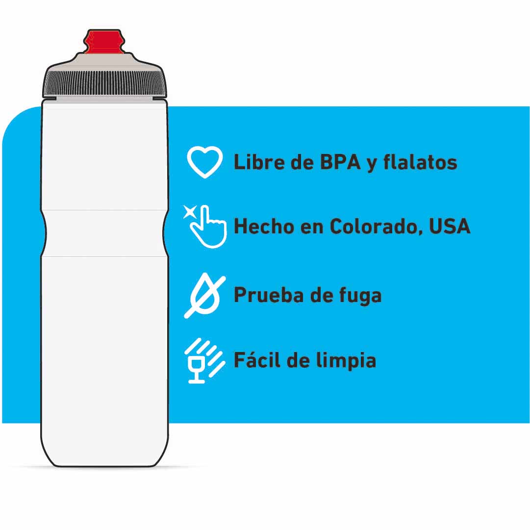 BOTELLA POLAR BOTTLE 710ML BREAKAWAY IVORY/SILVER - 2